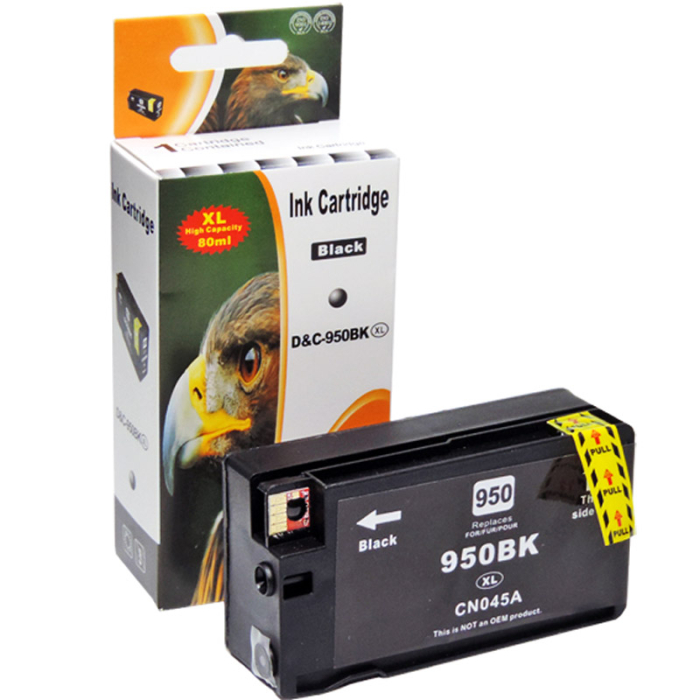 Kompatibel HP 950XL, CN045AE BK Schwarz Black...
