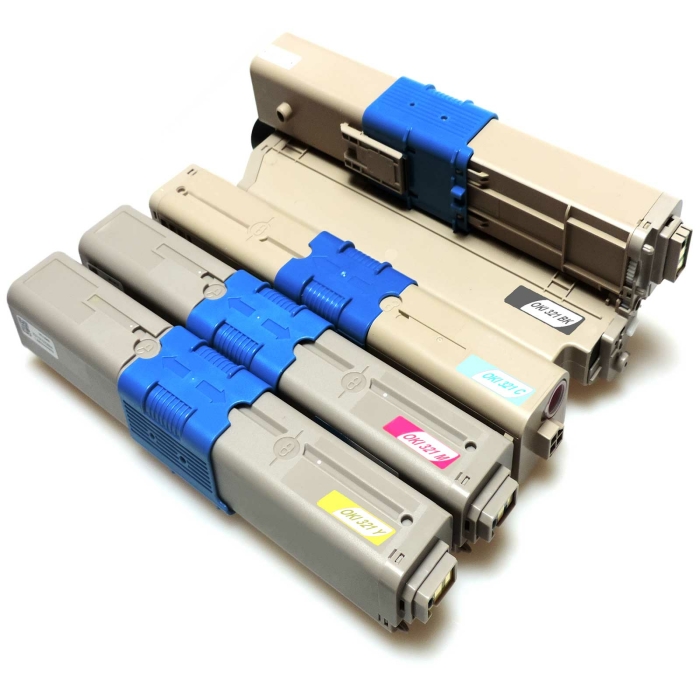 4 Gigao Toner kompatibel Oki 44973536 44973535 44973534 44973533 C321 alle Farben