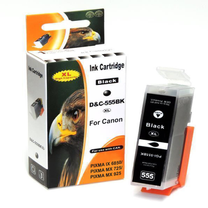 Kompatibel Canon 8049B001, PGI-555 XXL PGBK Schwarz Black...