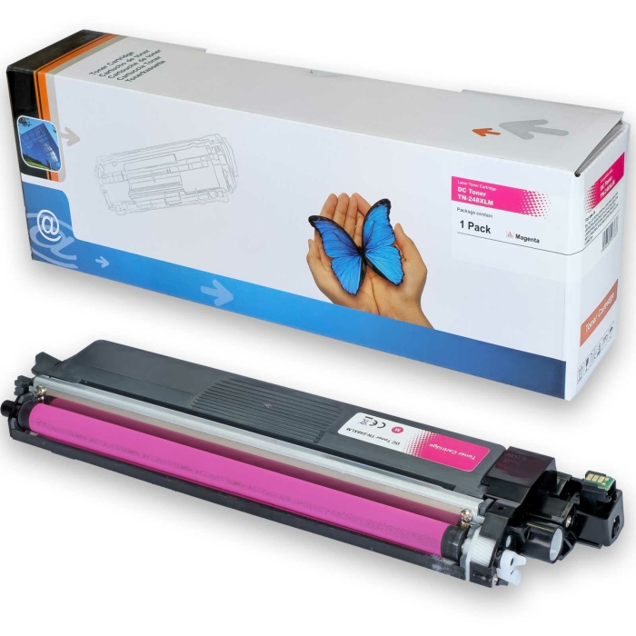 Kompatibel Brother TN-248 XL M Magenta Rot Toner Patrone für 2300 Seiten von D&C