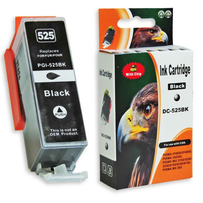 Kompatibel Canon PGI-525, 4529B001 PGBK Schwarz Black...
