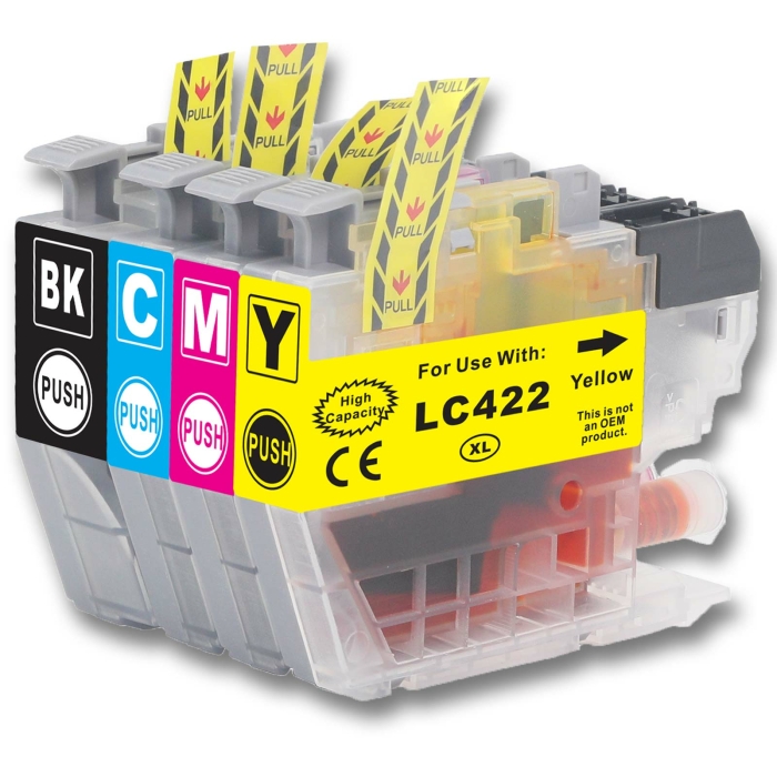 Gigao LC-422XL Kompatibel Tintenpatronen für Brother MFC-J5345DW - 4er Set (CMYK)