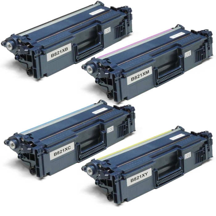 Gigao TN-821XL Toner-Set kompatibel mit Brother für MFC-L9635CDN - XL Reichweite CMYK