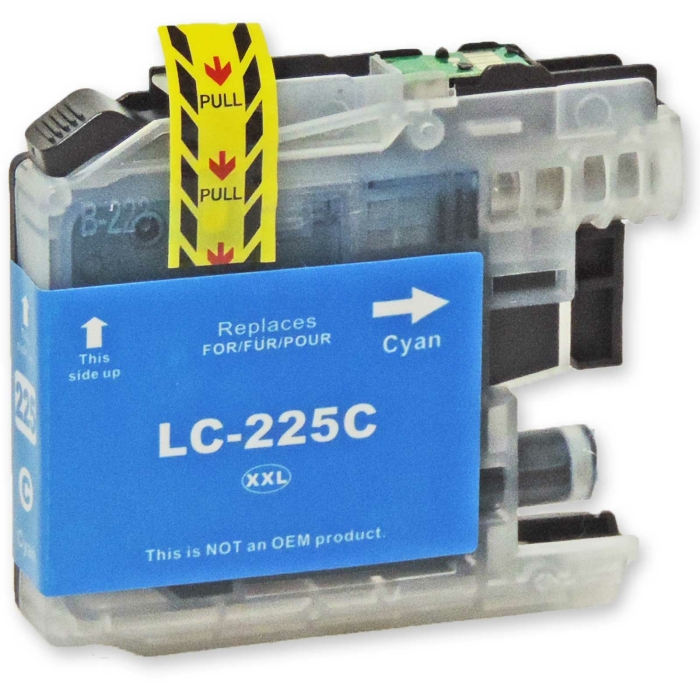 Kompatibel Brother LC-225 XXL C Cyan Blau Druckerpatrone für 1.200 Seiten von D&C
